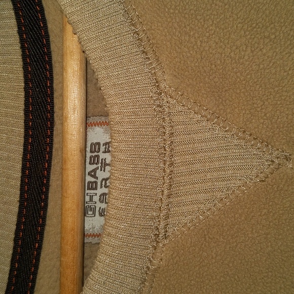 GH Bass Earth Men's Size M Long Sleeve Plush Pull Over Shirt - Picture 3 of 7